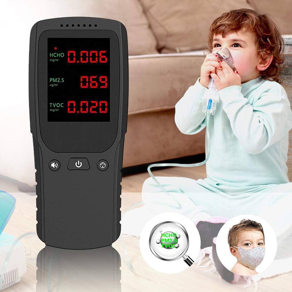 Amazon.co.jp: 【最新型】空気測定器 pm2.5 HCHO